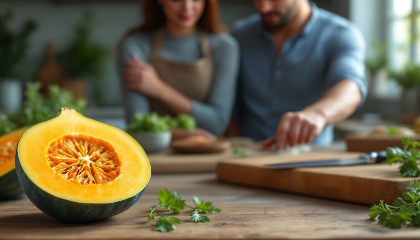 courge bleue de hongrie peau comestible