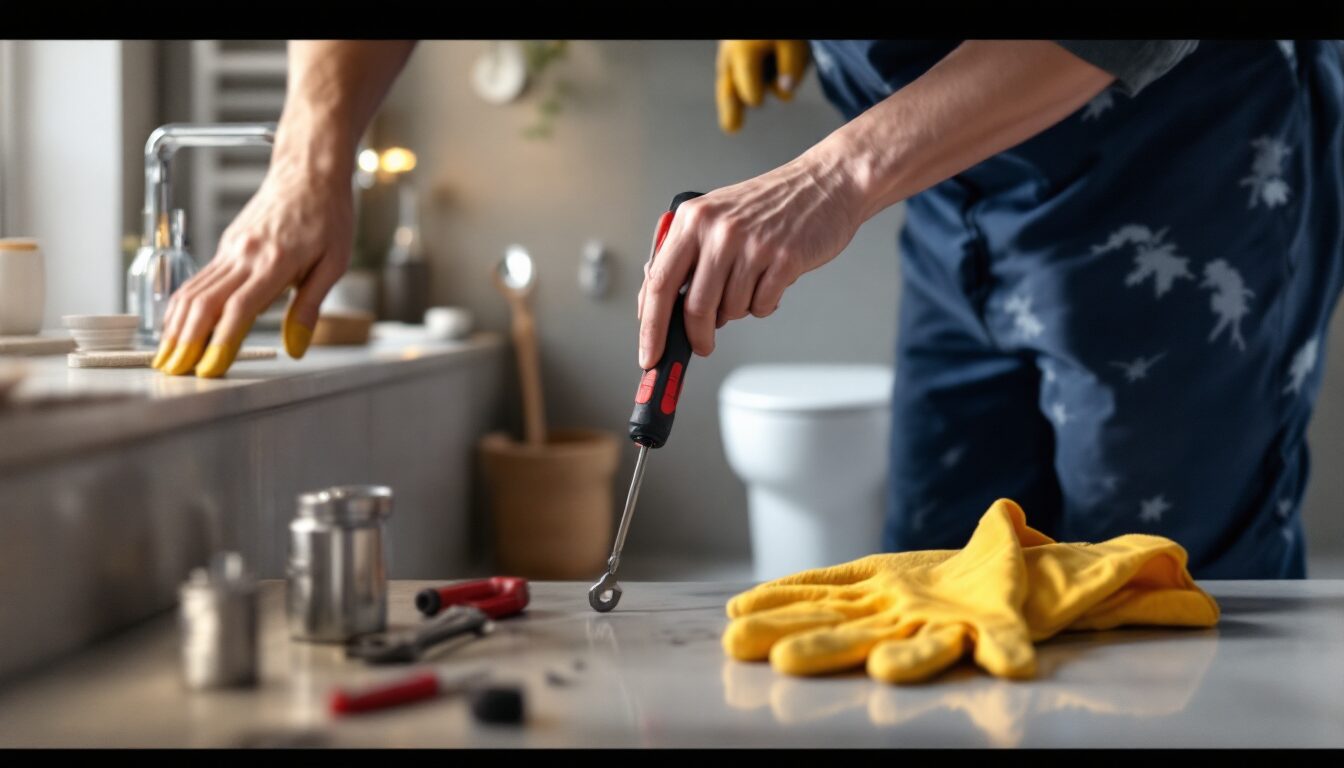 chasse d'eau geberit double poussoir demontage