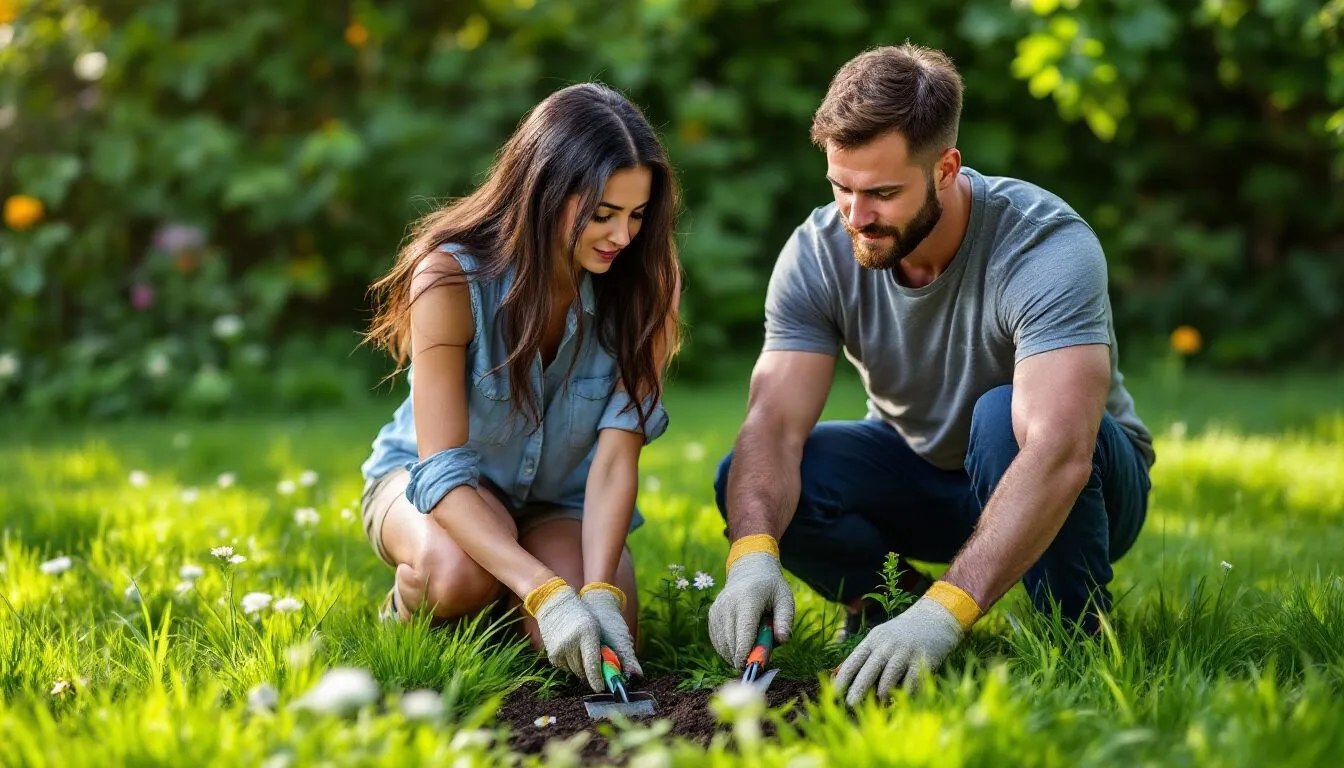 comment enlever les mauvaises herbes sur une pelouse