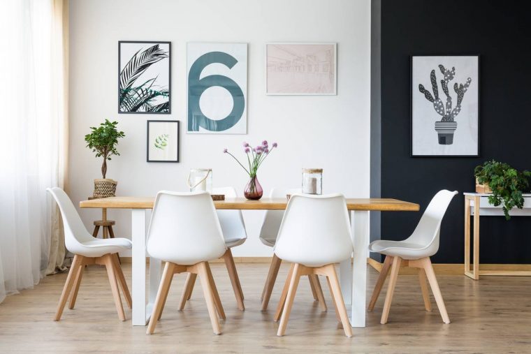 Chaises scandinaves pour le salon et la cuisine