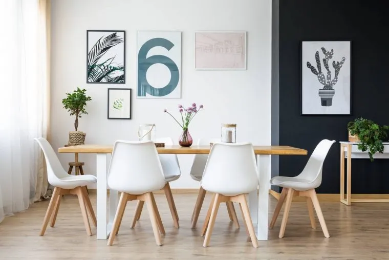 Chaises scandinaves pour le salon et la cuisine