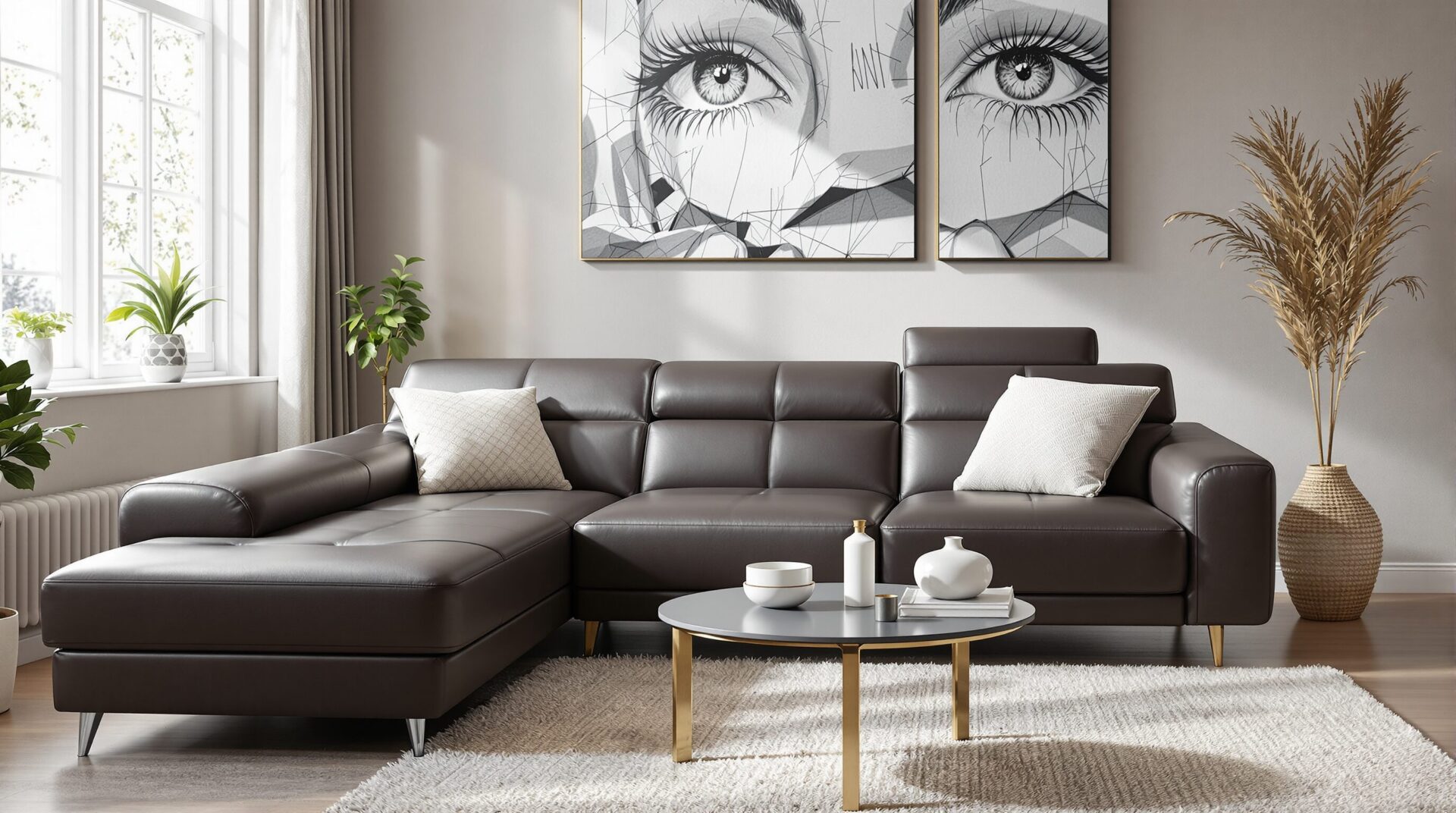 canapé convertible cuir