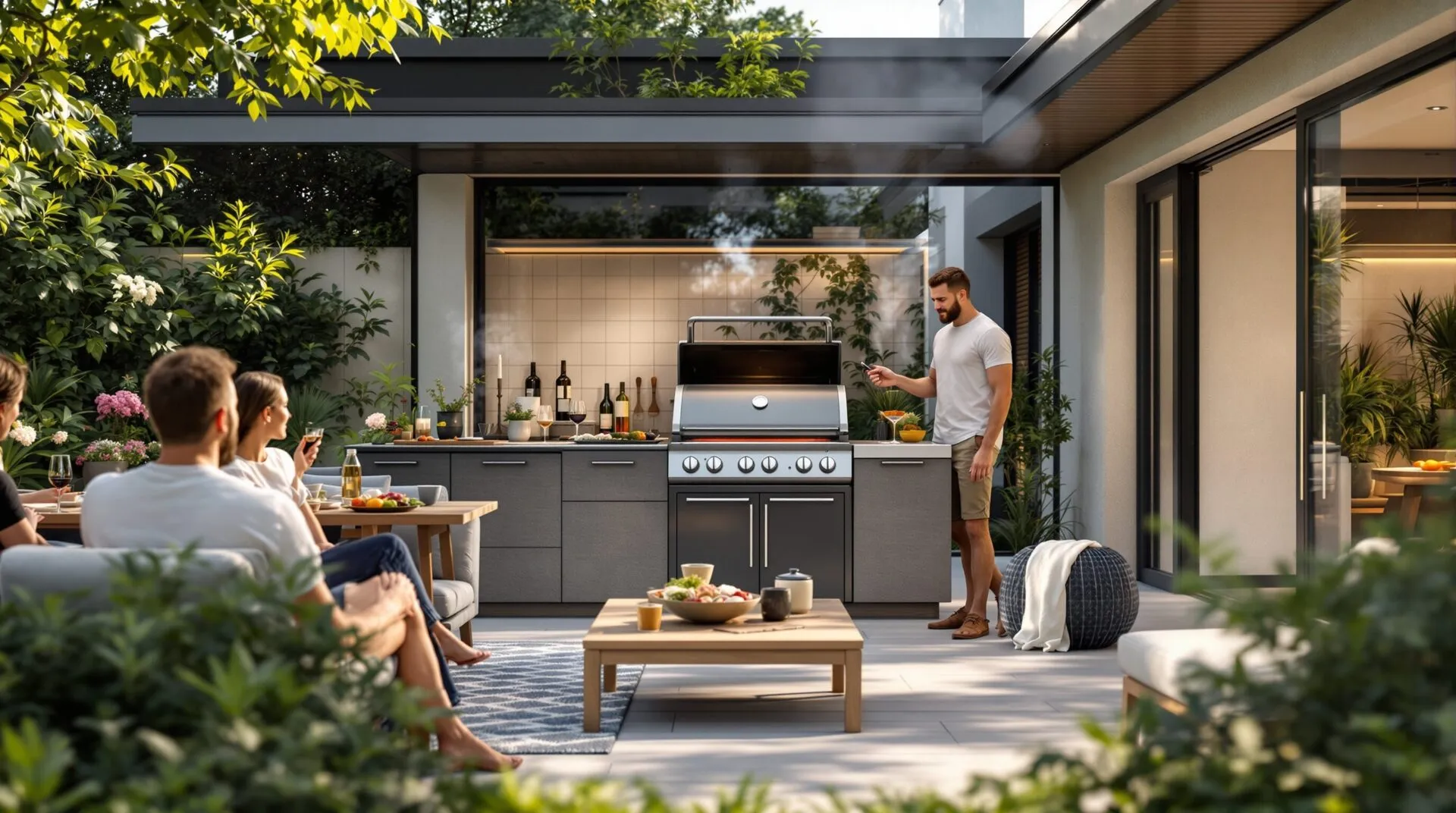 coin barbecue moderne