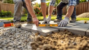 comment faire une terrasse en dalle sur de la terre