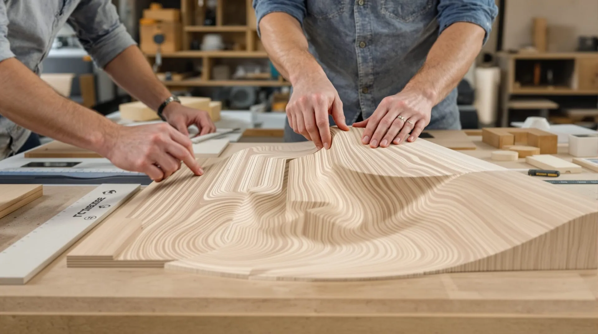 exploration et innovations des techniques de placage bois