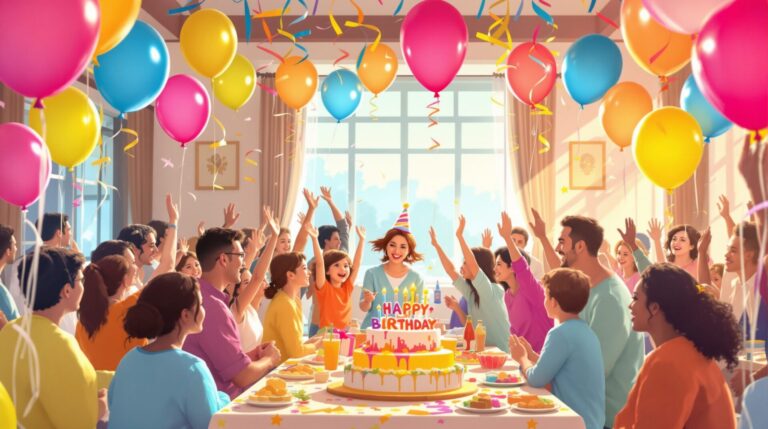 décoration salle anniversaire