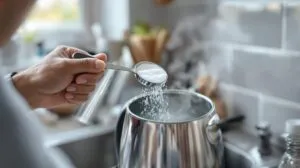 détartrer une bouilloire au bicarbonate