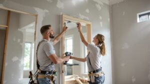 porte dans mur porteur