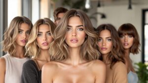 coupe de cheveux mi long dégradé