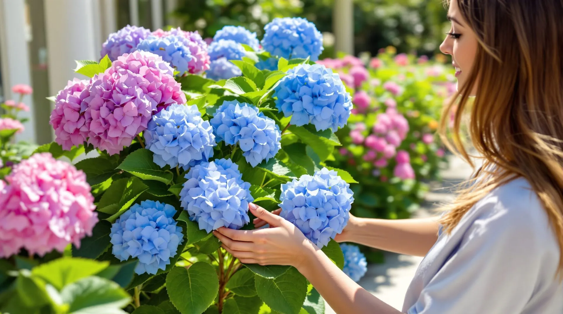 hortensia exposition soleil