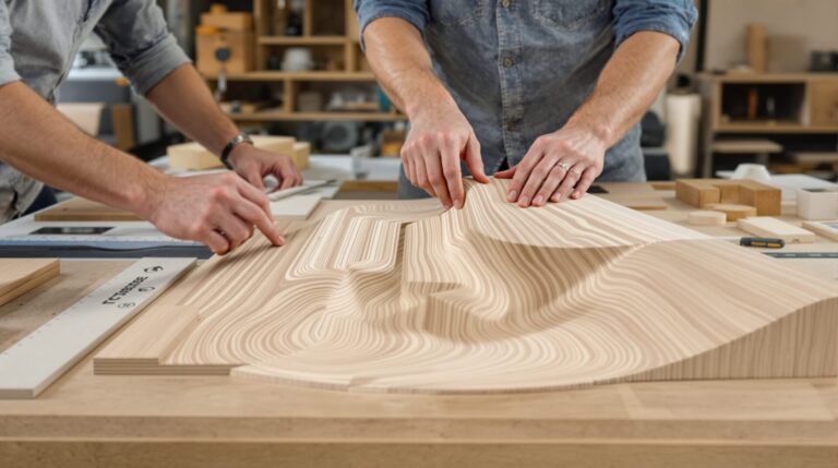 exploration et innovations des techniques de placage bois