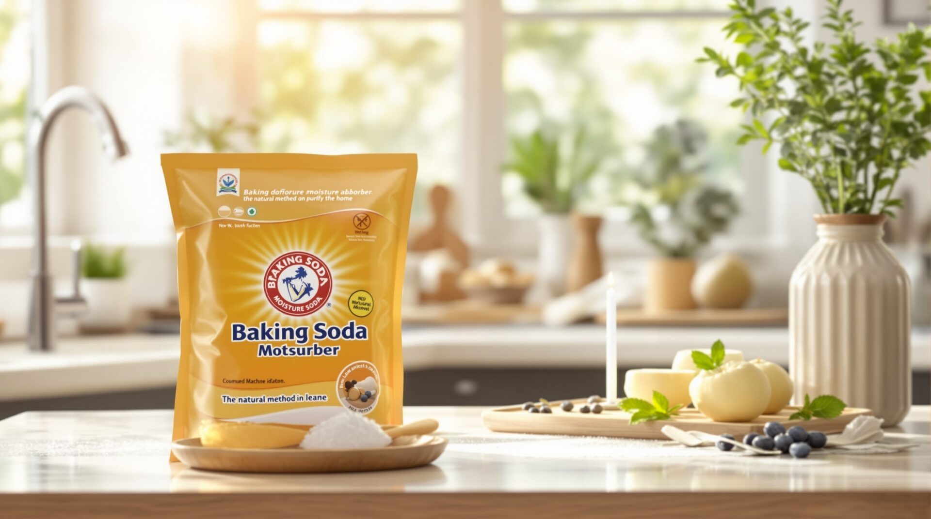 absorbeur d'humidité bicarbonate de soude