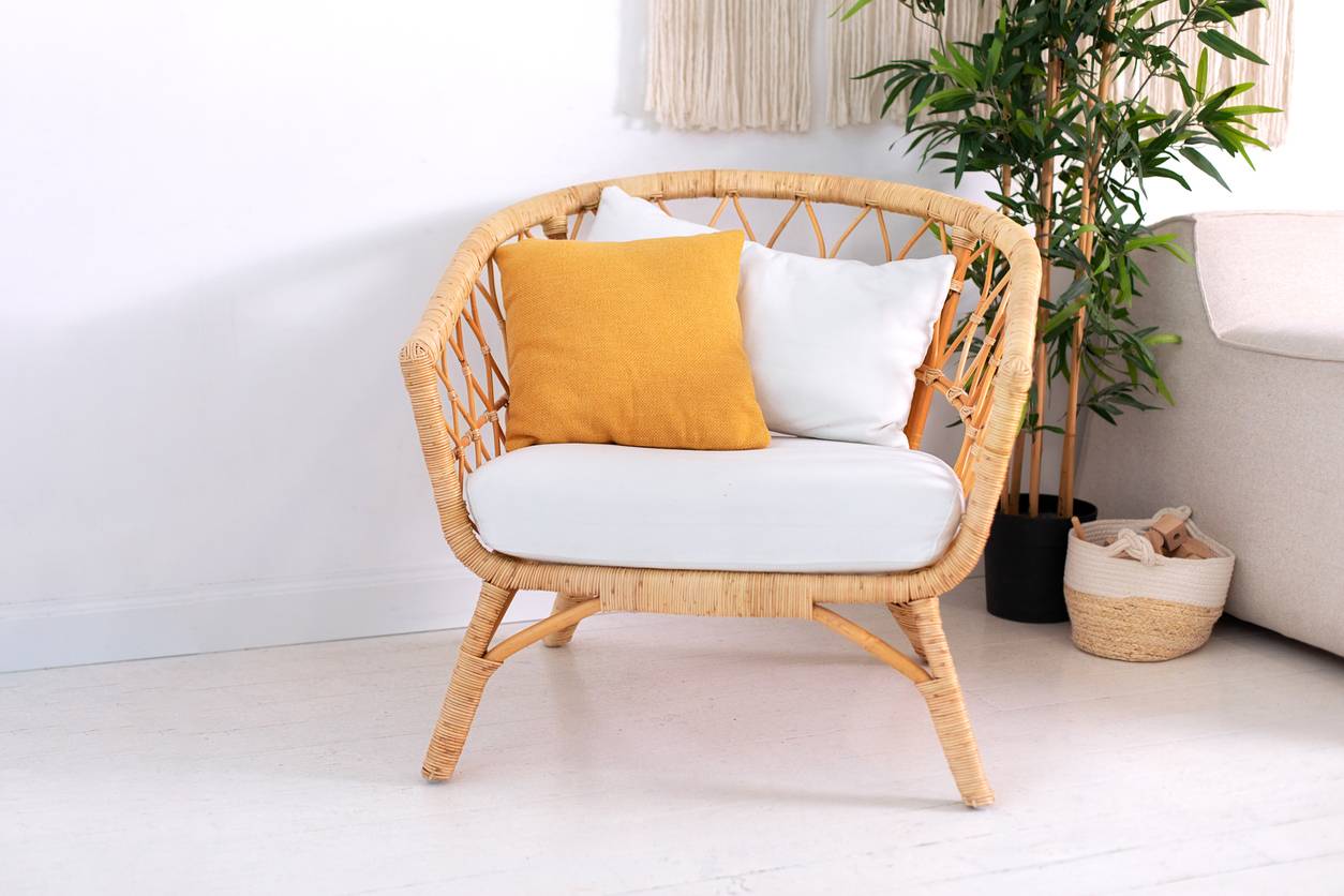fauteuil en rotin