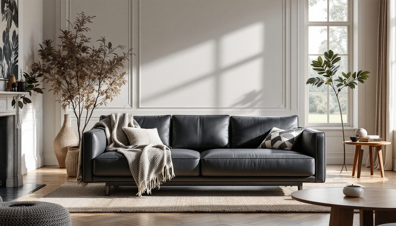 canapé convertible cuir