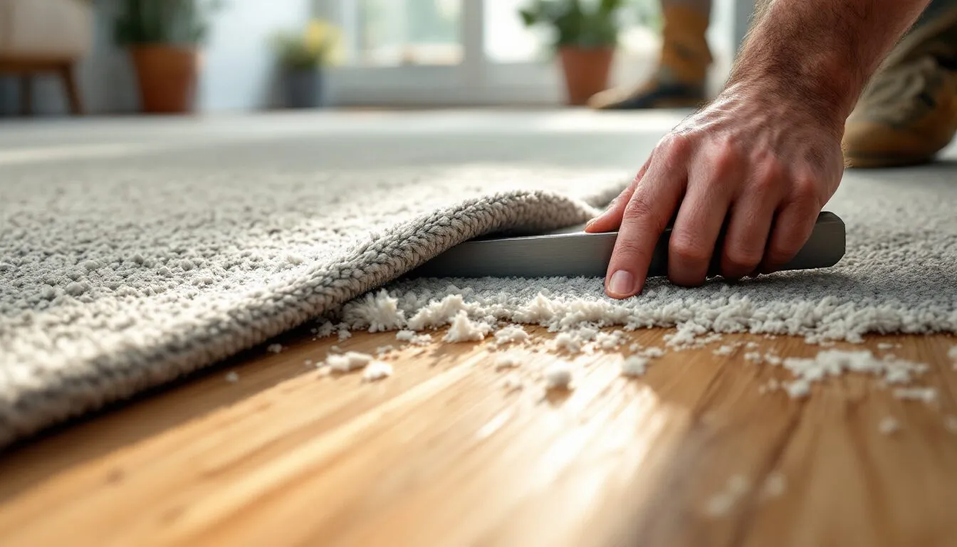 comment décoller moquette
