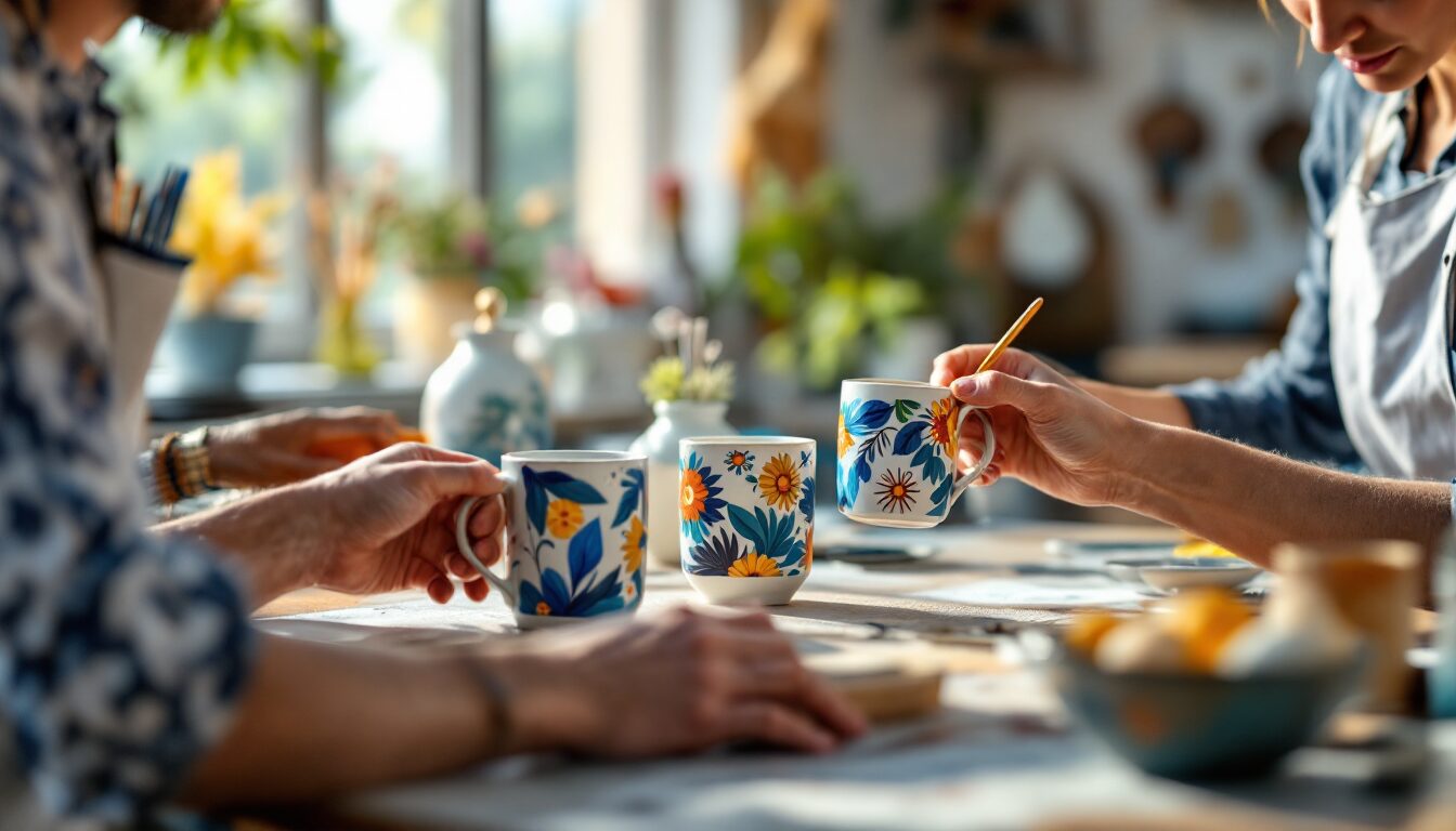 peinture sur céramique inspiration