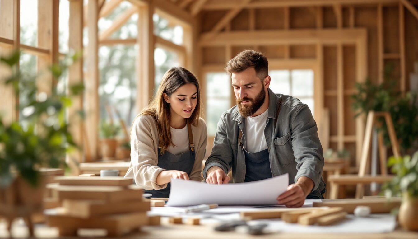 détails charpente bois