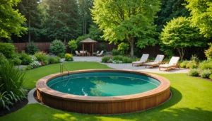 petites piscines en bois