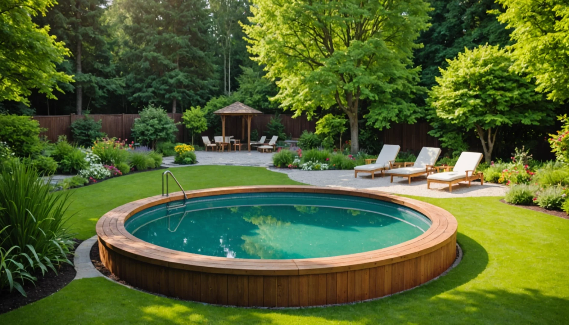 petites piscines en bois
