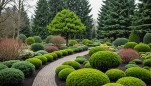 arbres persistants résistants au froid pour petits jardins