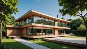 maisons modernes en bois