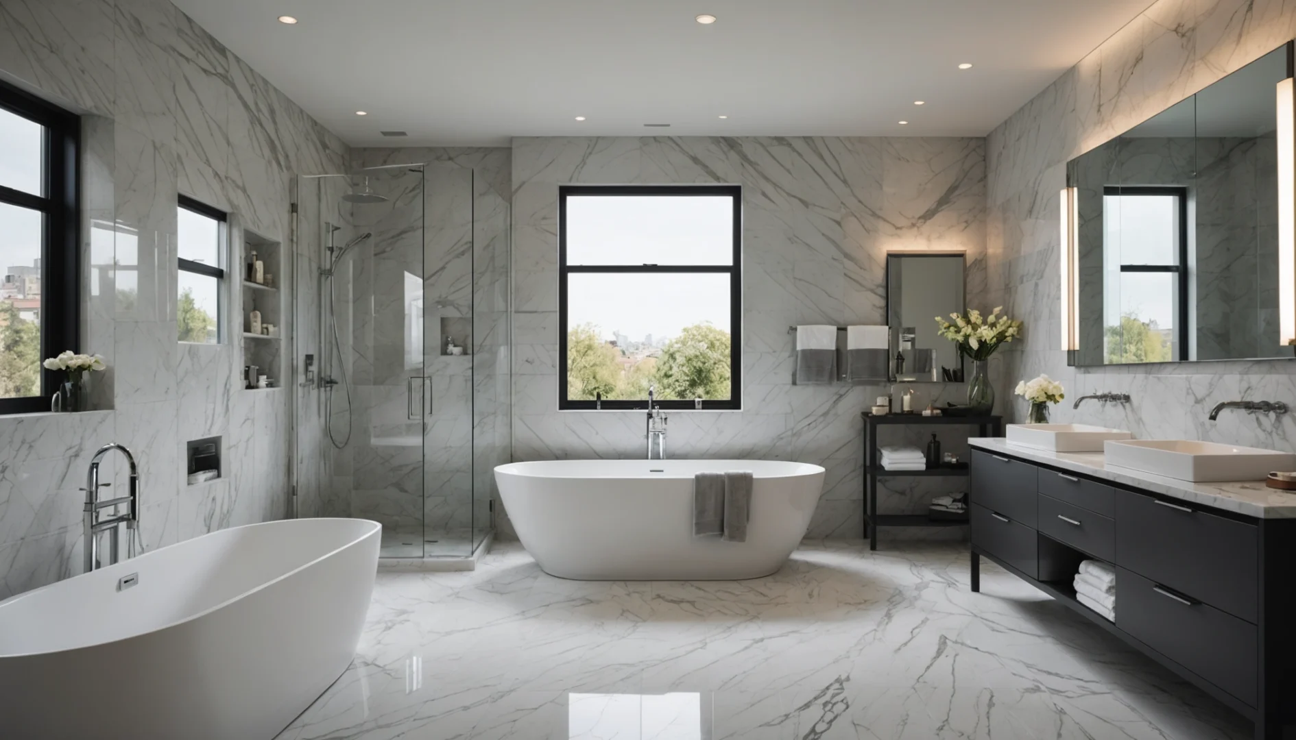 carrelage moderne pour salle de bain