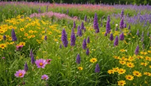 fleurs dans la prairie