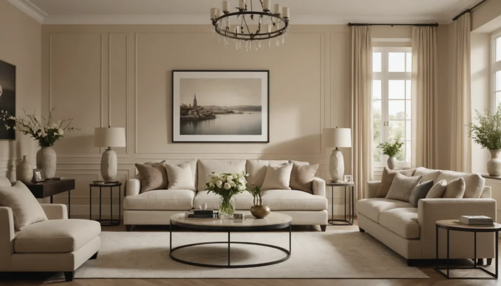 palette de couleurs beige pour mur