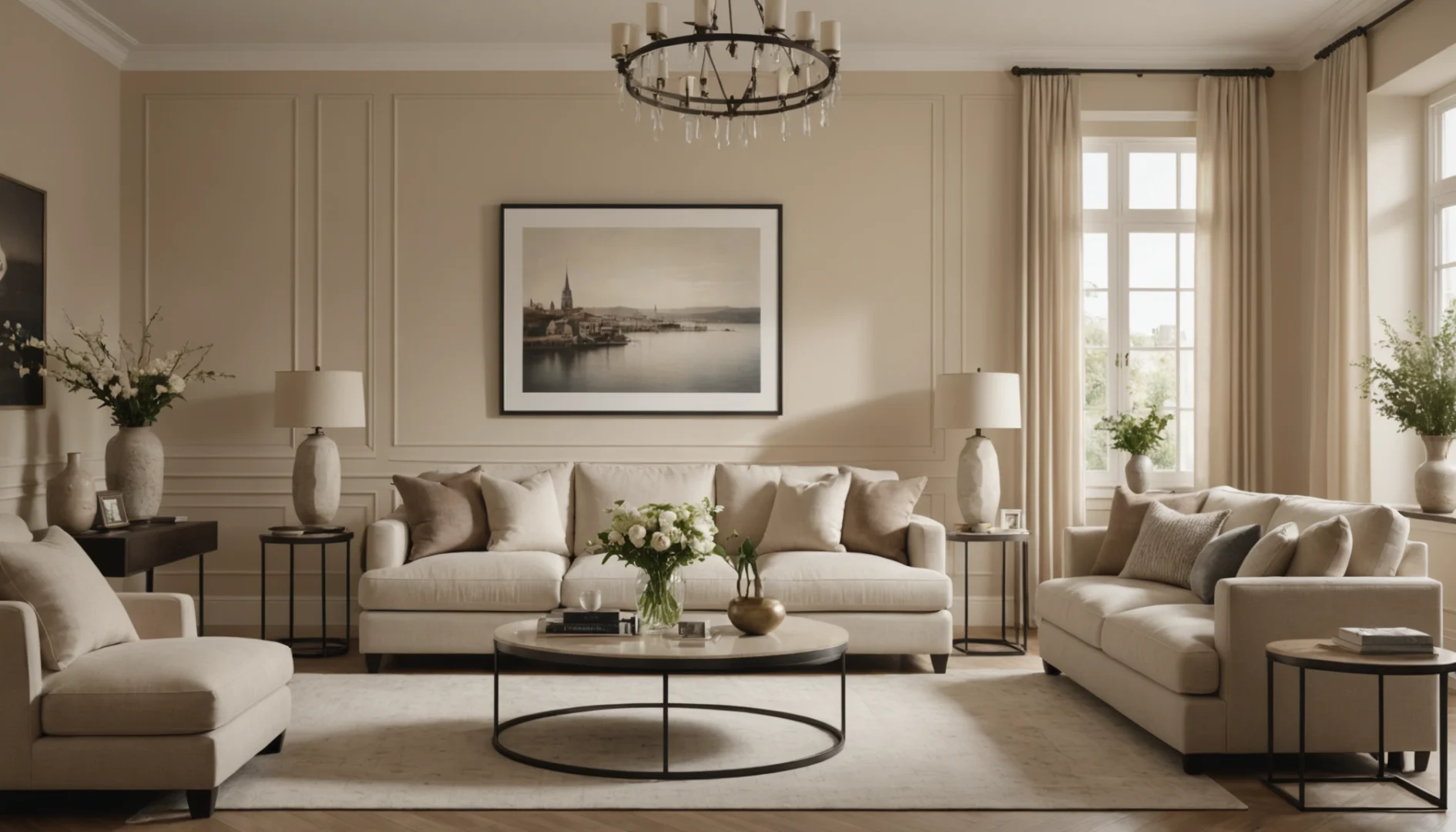 palette de couleurs beige pour mur