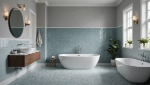 carrelage dans une salle de bain
