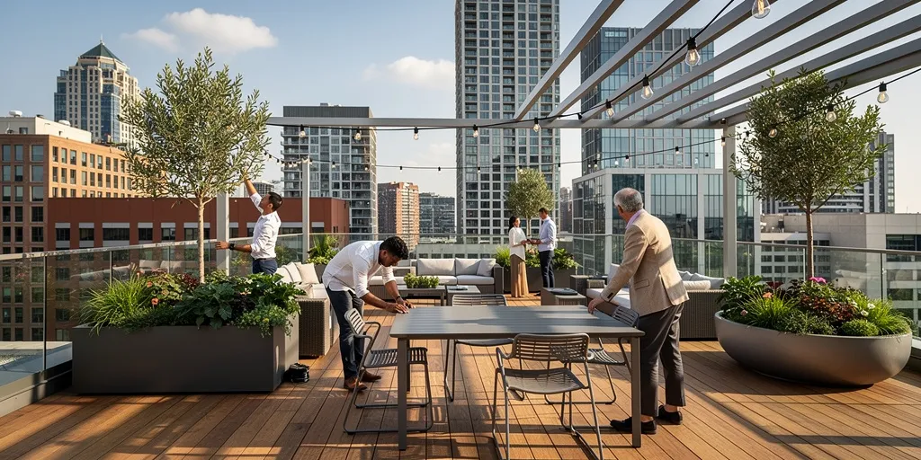 aménagement toit terrasse