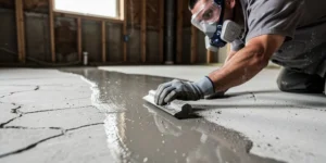 dalle beton qui part en poussiere