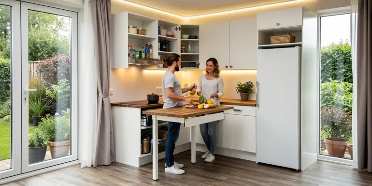 cuisine dans véranda 20m2