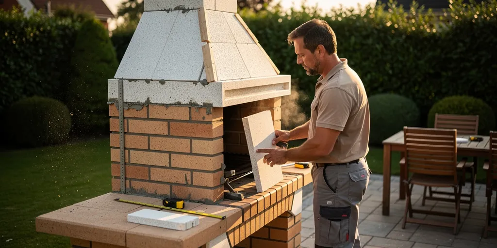 hotte barbecue en beton cellulaire