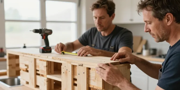 cuisine en bois de palette