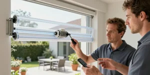 store pvc transparent exterieur