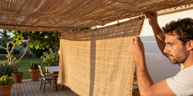 Toile de coco : Pourquoi c’est la solution la plus simple pour ombrager sa terrasse