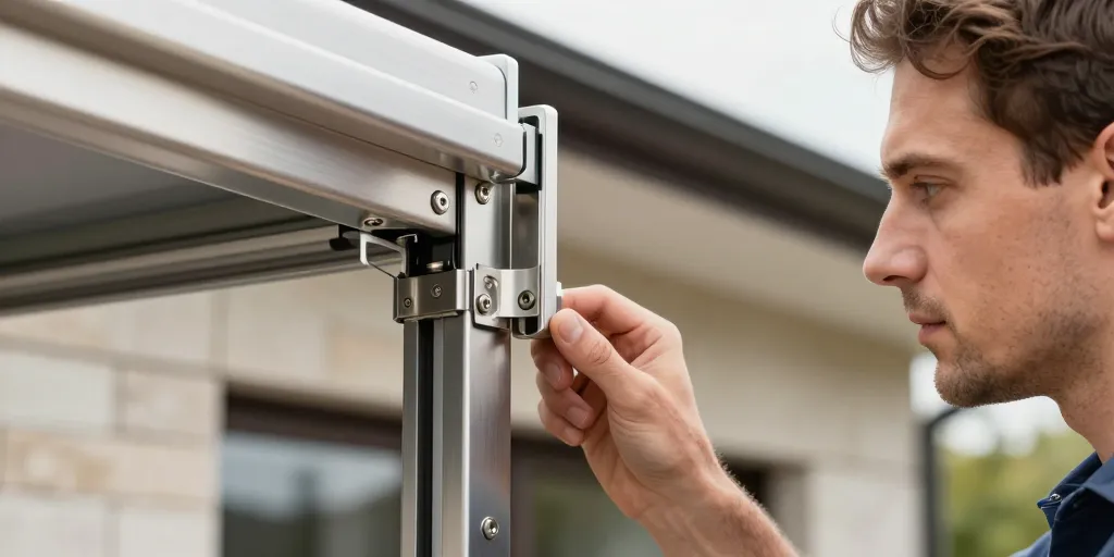 articulation pour bras de store banne