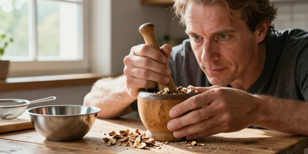 comment broyer des coquilles de noix