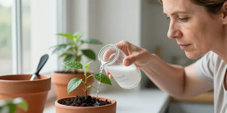 eau sucrée plante