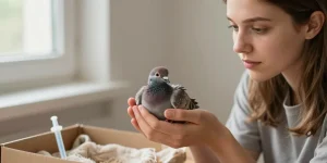 bébé pigeon
