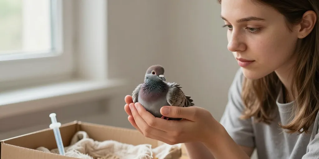 bébé pigeon