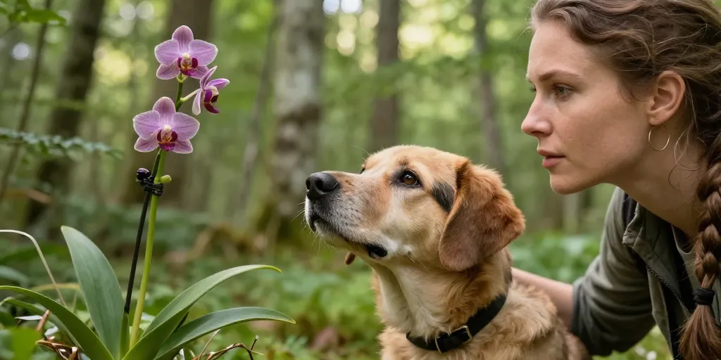 orchidée sauvage toxique