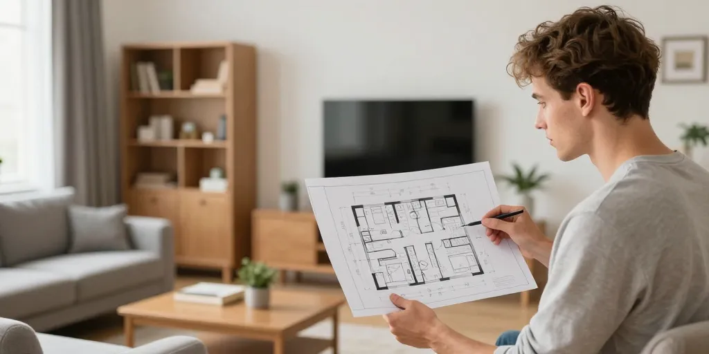 plan salon 12m2