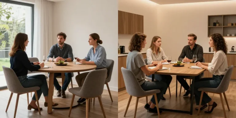 Table ronde ou rectangulaire : laquelle choisir pour sa salle à manger ?
