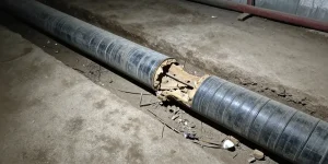 canalisation cassée sous dalle