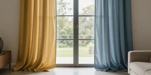 peut on mettre des rideaux de différentes couleurs dans une même pièce